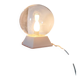 Vintage glass globe lamp from the 70s and 80s.