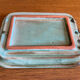 Glazed terracotta butter dish
