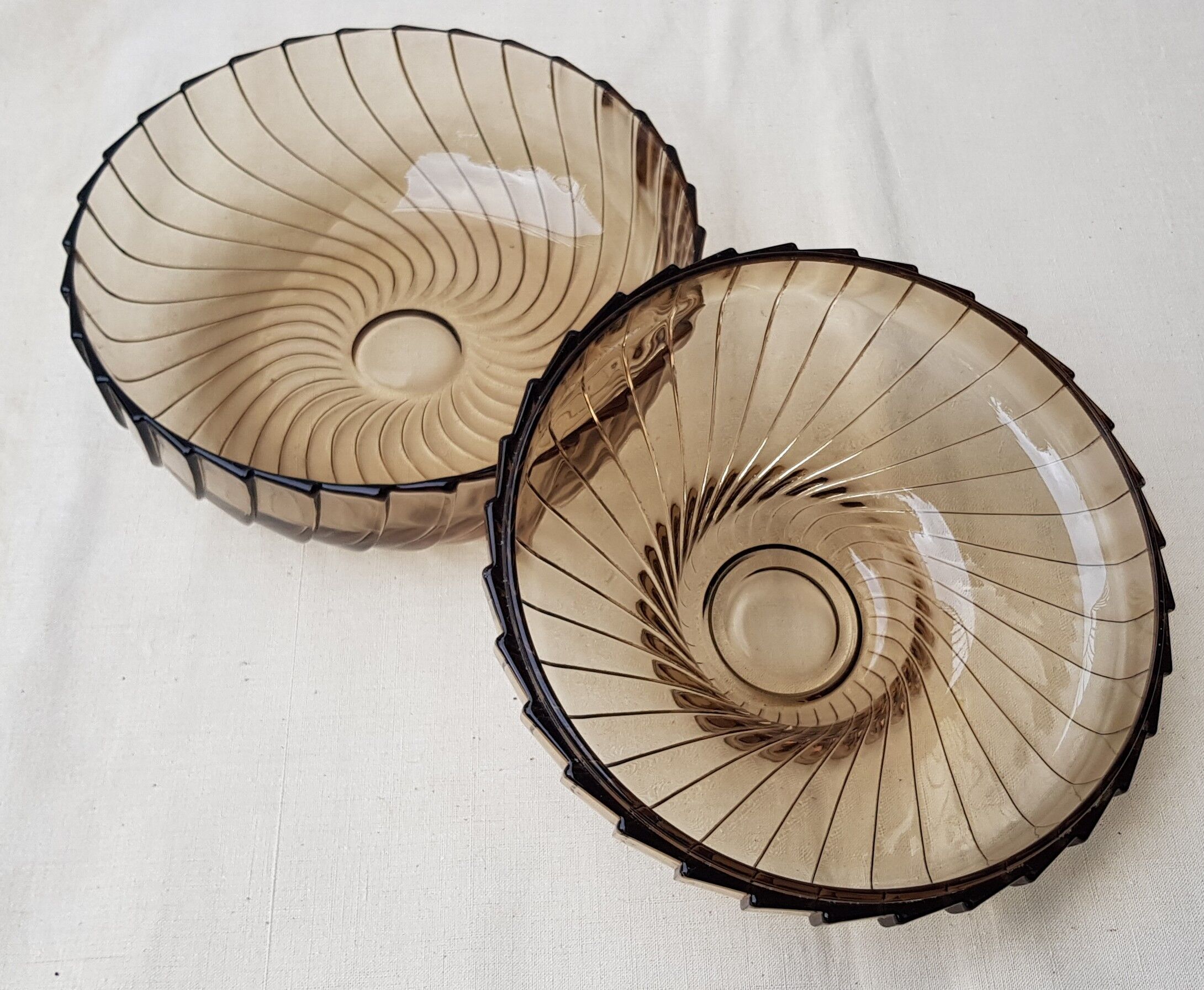 Empty amber glass pocket with lid