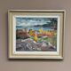 Swedish Oil On Panel "Autumn landscape" by J. Woxberg