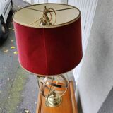 Lampe de table Sphère Armillaire Des Années 60 En Laiton