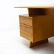 Writing desk, mid-century beechwood, 1970s, Czechoslovakia