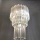 Italian murano glass prism chandelier