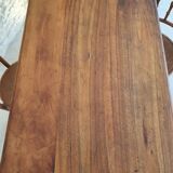 Farm table feet turned