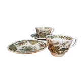 Set of 2 cups and saucers