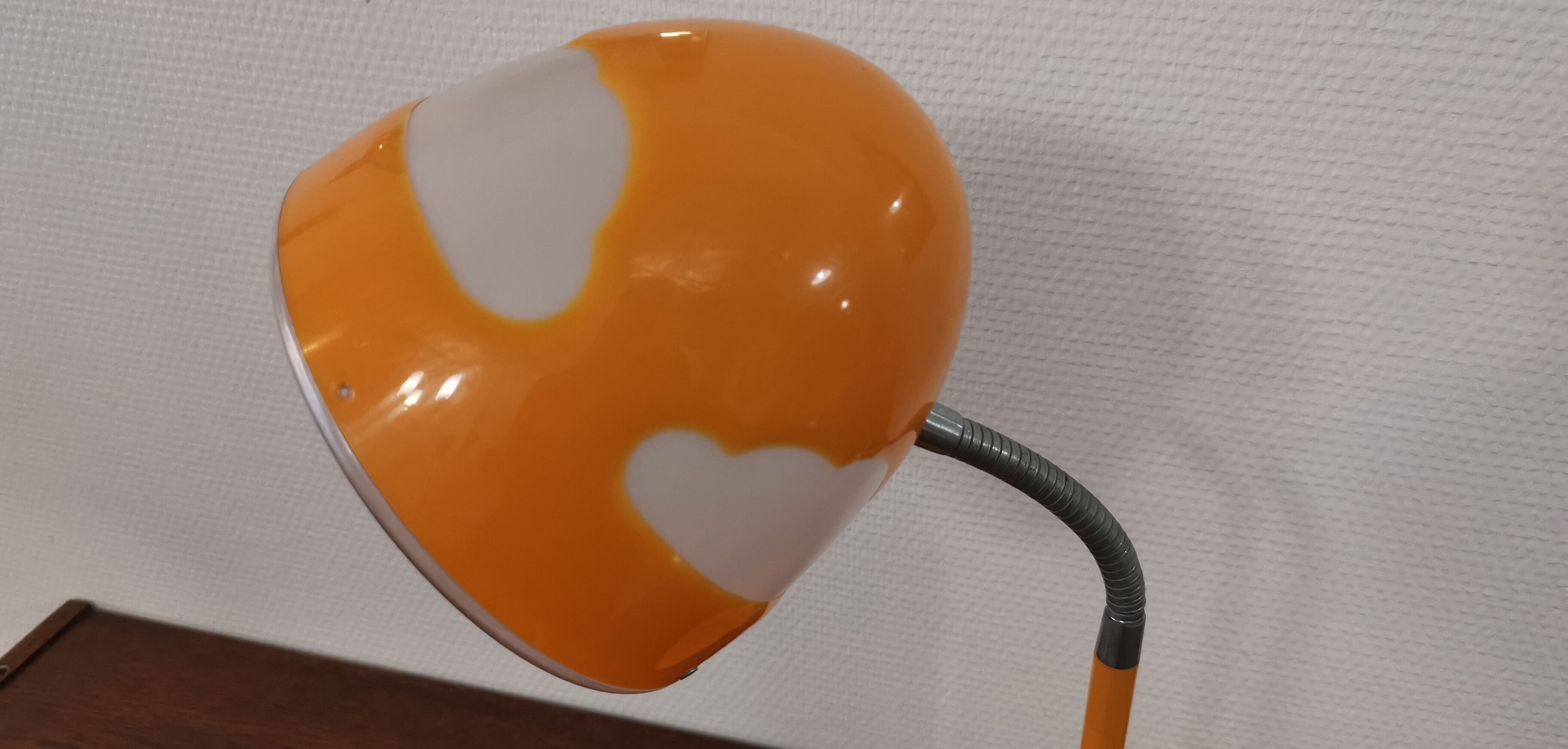Ikea "Skojig" orange cloud desk lamp 90's