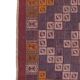 Vintage Turkish kilim handwoven 136x204 cm