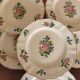 9 dessert plates “Réverbère fin” KG Lunéville