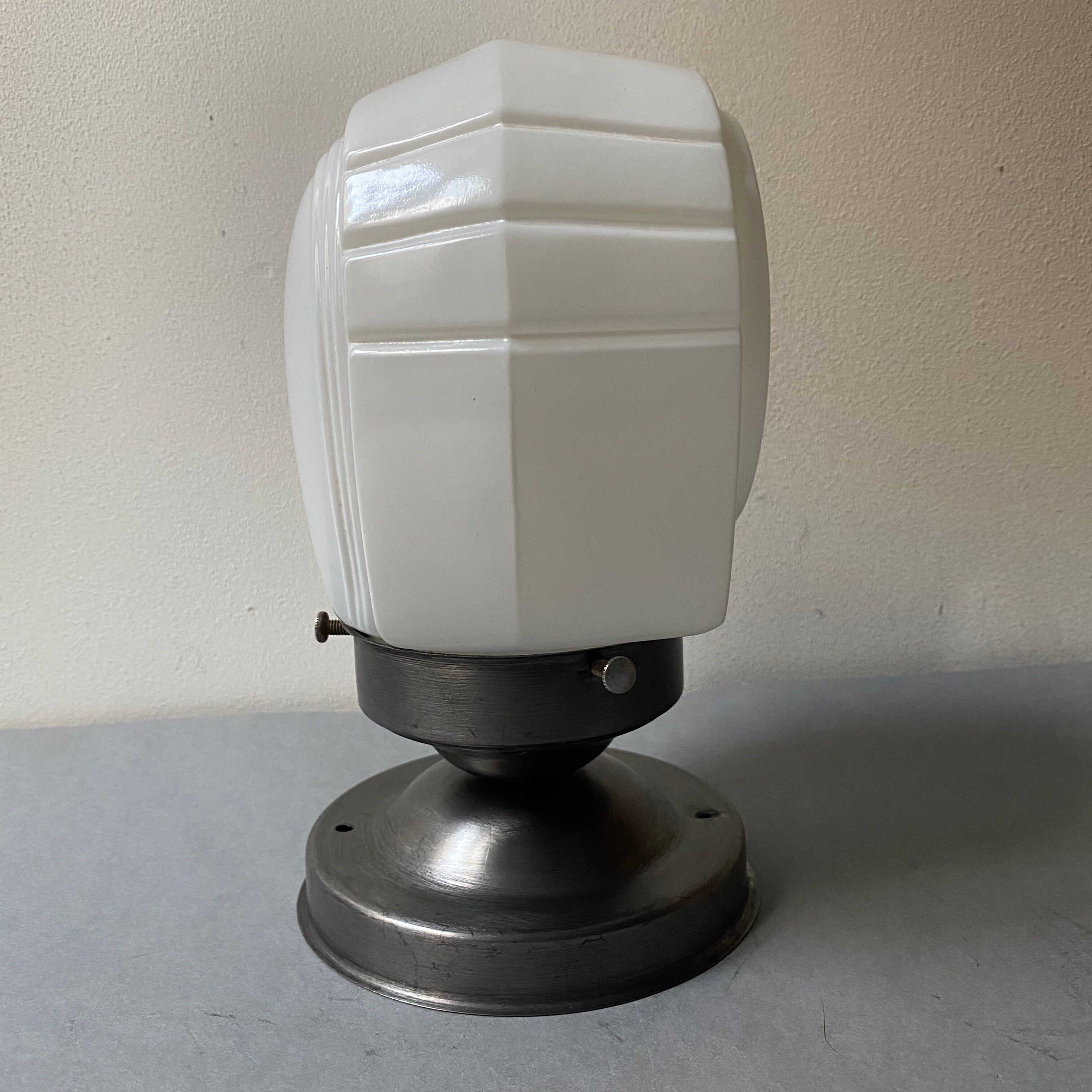 Glass sconce