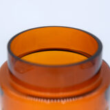 Pharmacy/apothecary old amber glass pot