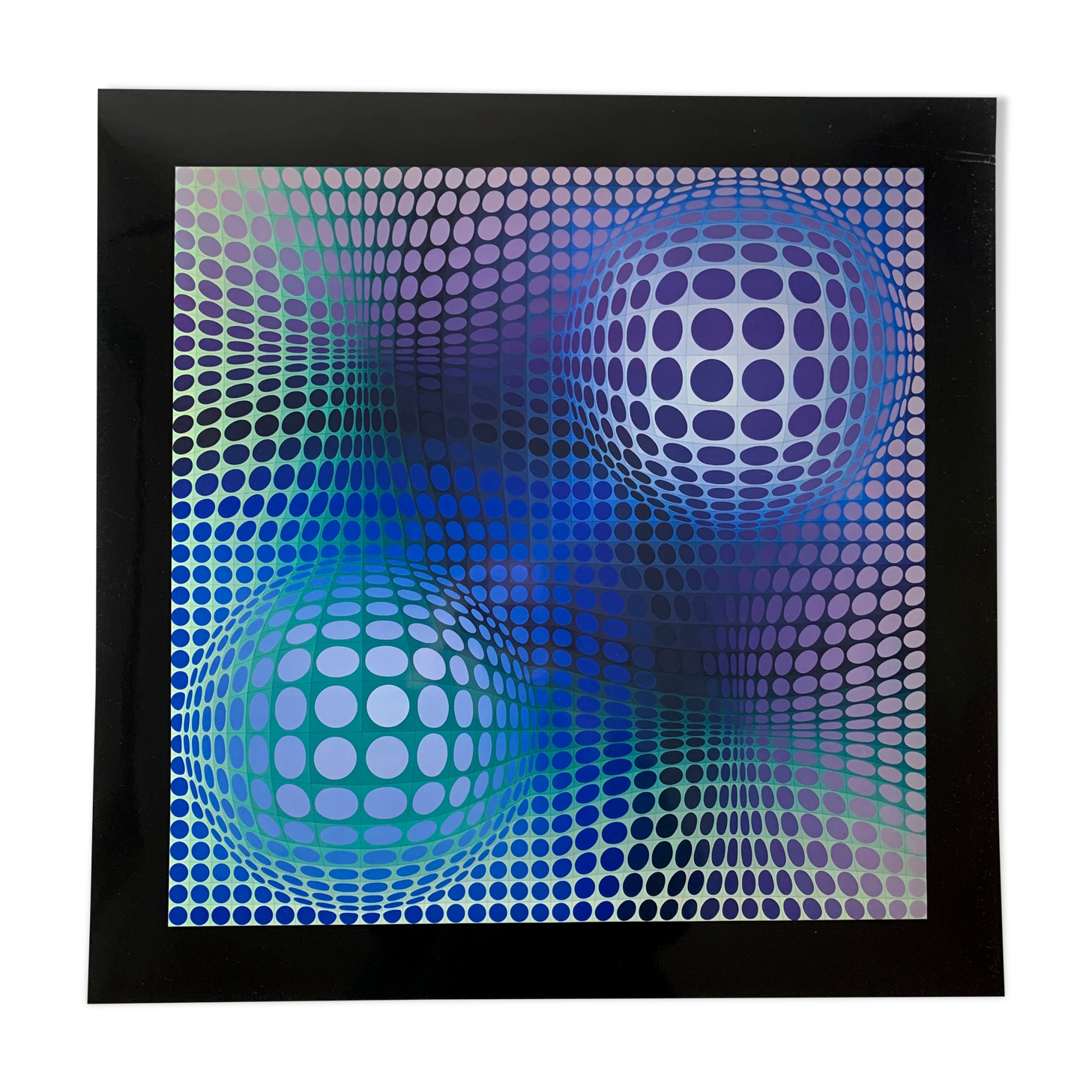 Affiche cinétique OP ART Vasarely