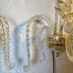 Pair of Murano Sconces in the style of Barovier & Toso, 1980s