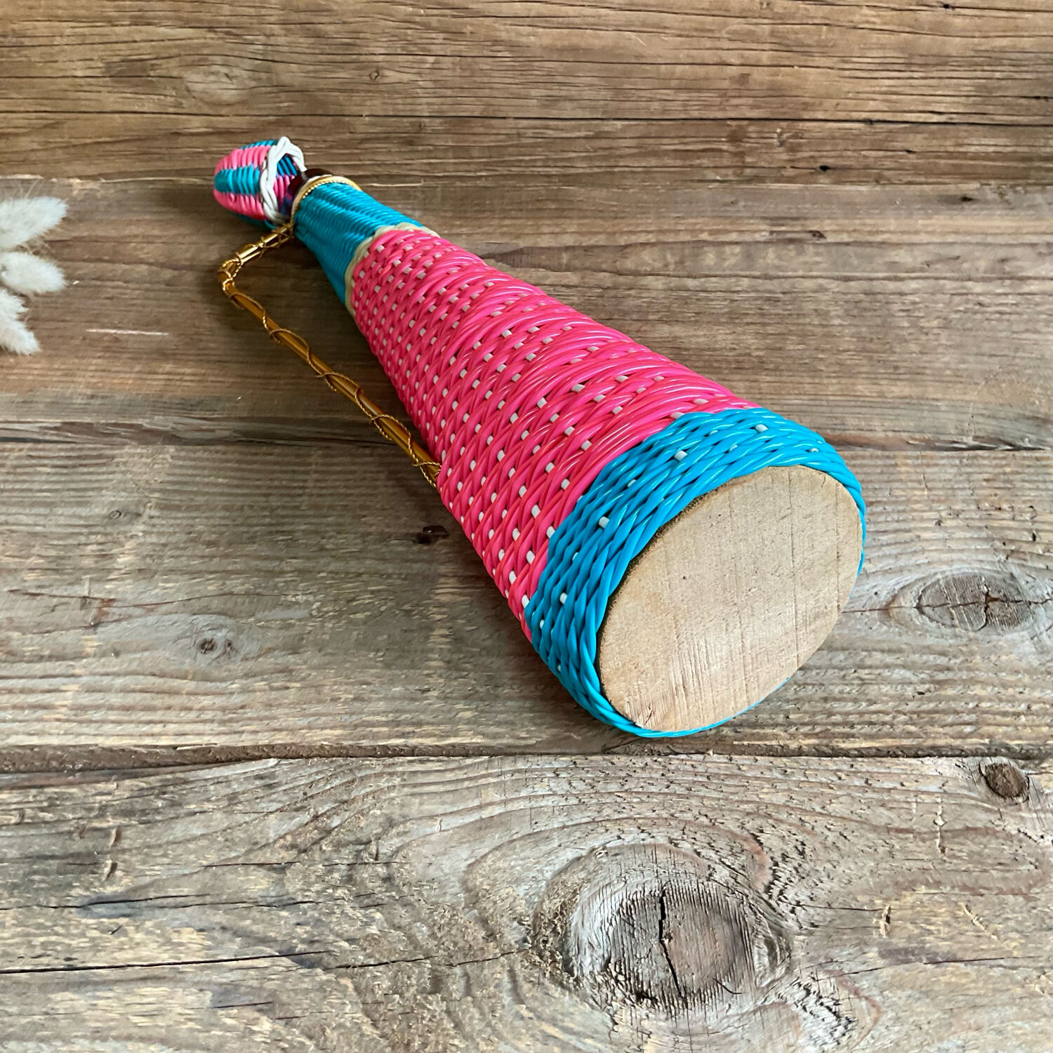 Vintage Scoubidou Bottle