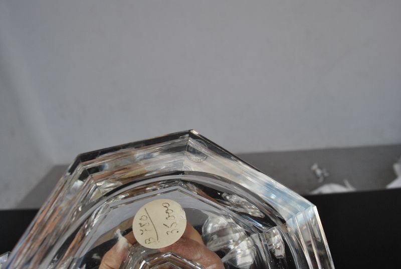 Pair of candlesticks model Regency Crystal Baccarat 1930
