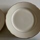 Set of 10 plates 1960 Villeroy & Boch ivory faience with gadroons