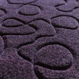 Tapis tufté à la main « Ciapek Art » en rose