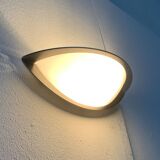 Postmodern German wall lamps from the space age by Glashütte Limburg, set of 2