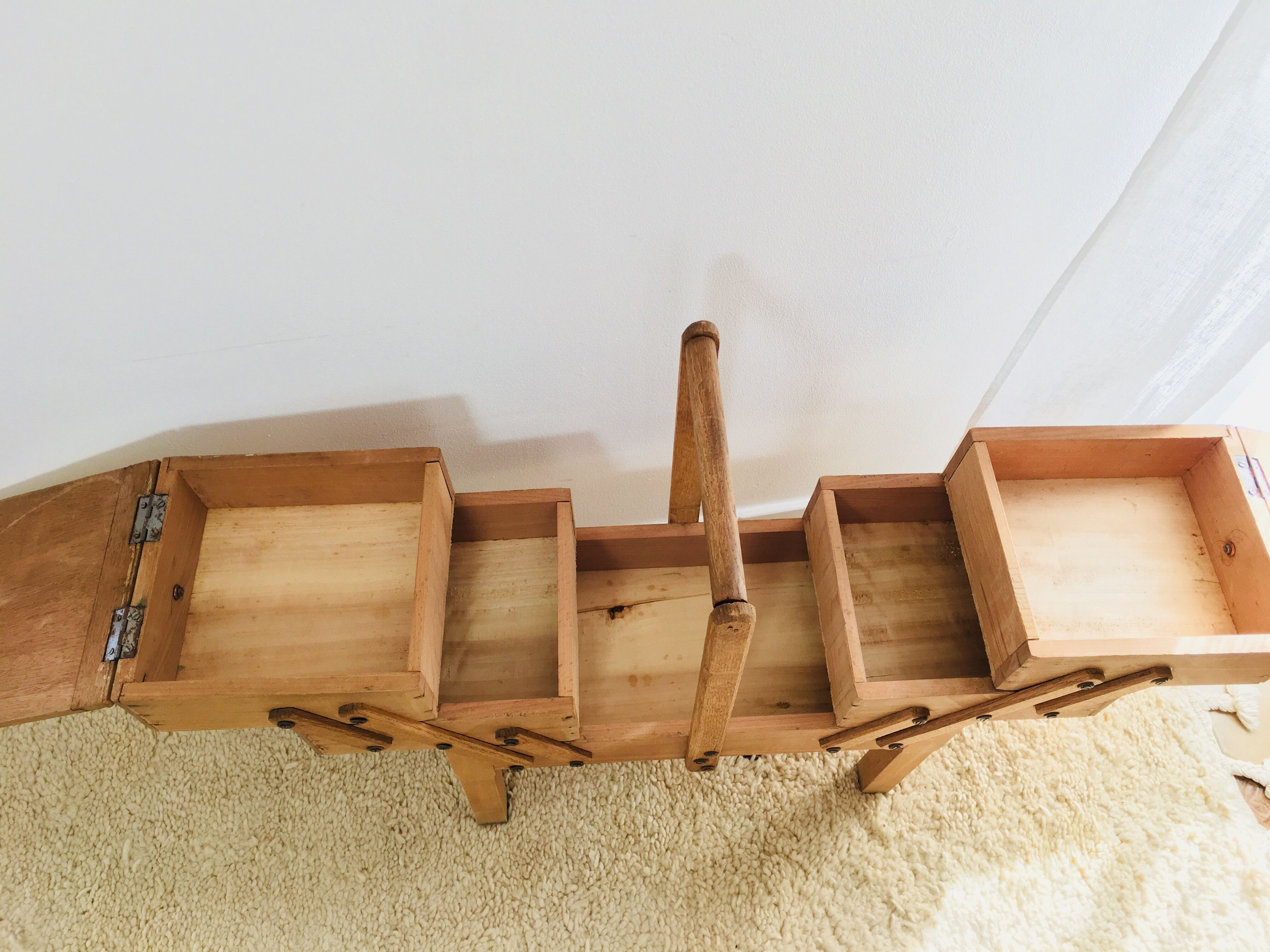 Vintage sewing basket