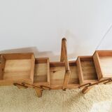 Vintage sewing basket