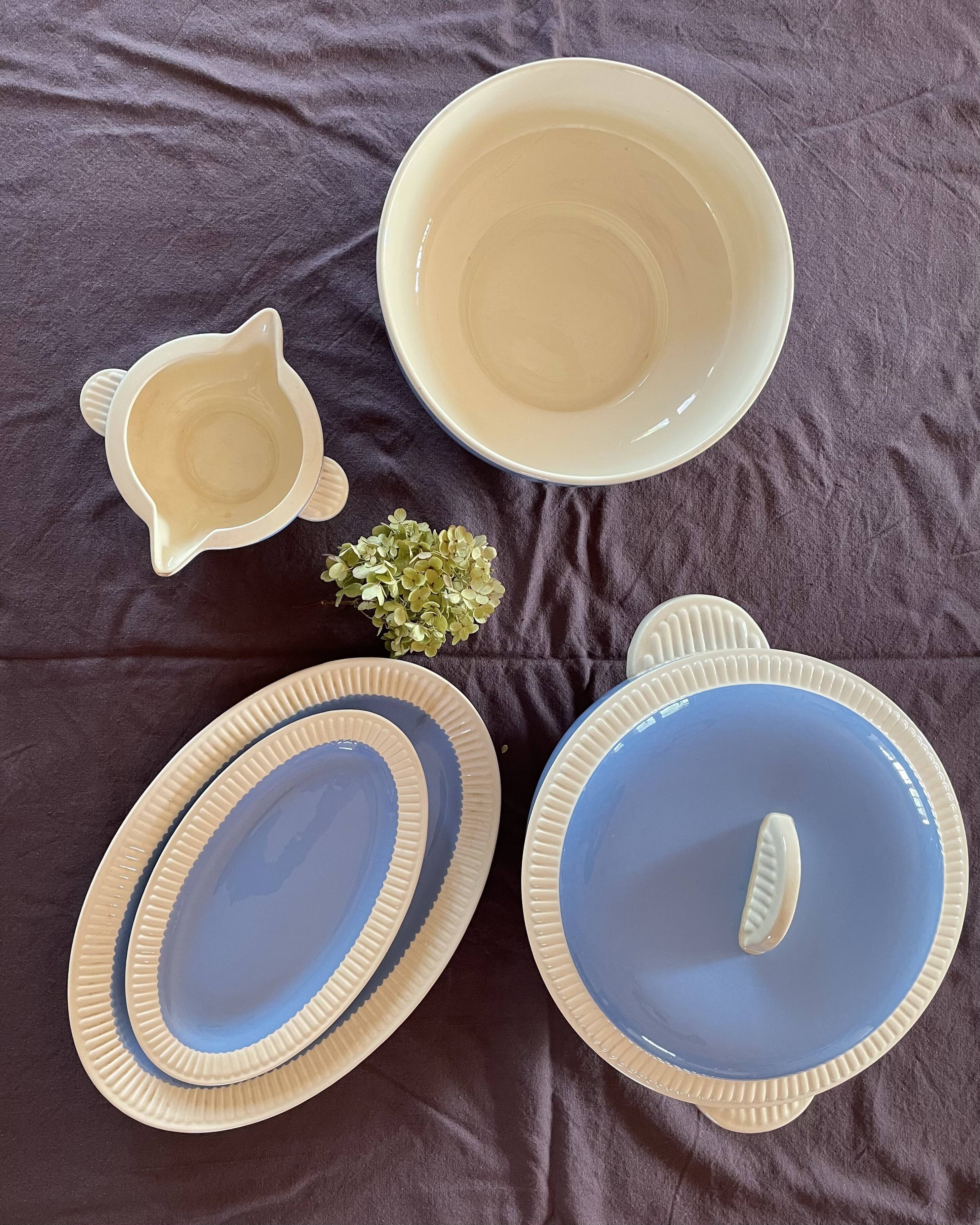 Set service Villeroy and Boch blue Model Lido Year 50