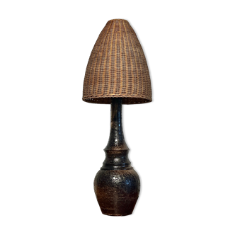 Lampe de table en céramique, Jean Marais, France 1960's