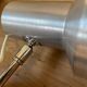 Pair of swivel brushed metal sconces