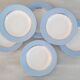 Hollow earthenware plates Café Gilbert by Moulin des Loups Vintage