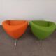 Pair of Hanna armchairs, Artifort brand