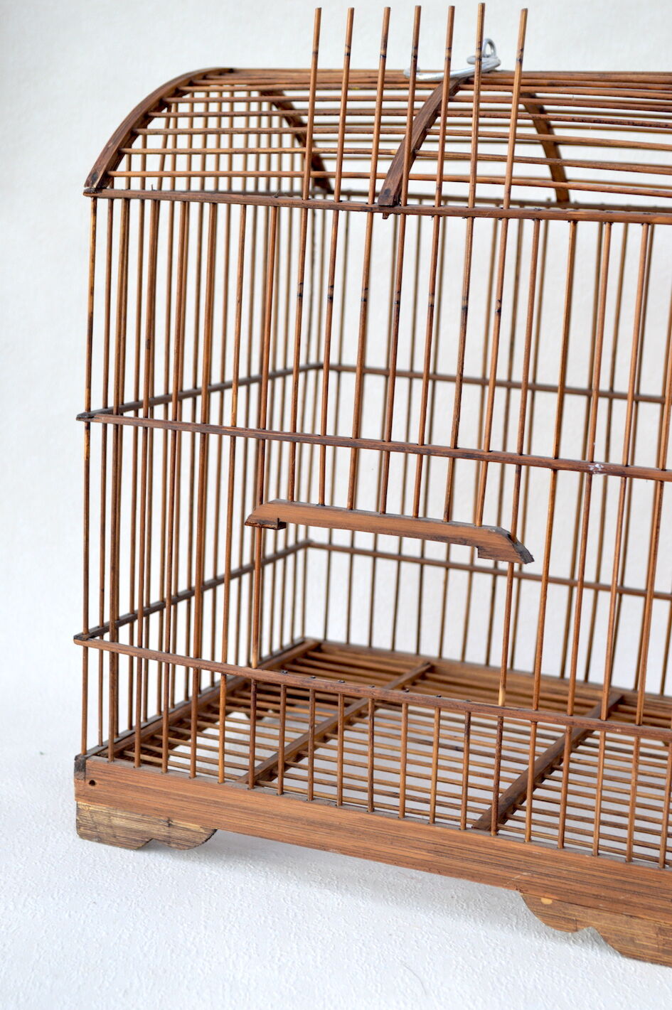 Cage à oiseaux asiatique vintage