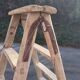 Workshop step stool in wood