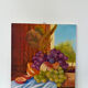 Still life in oil, the grapes