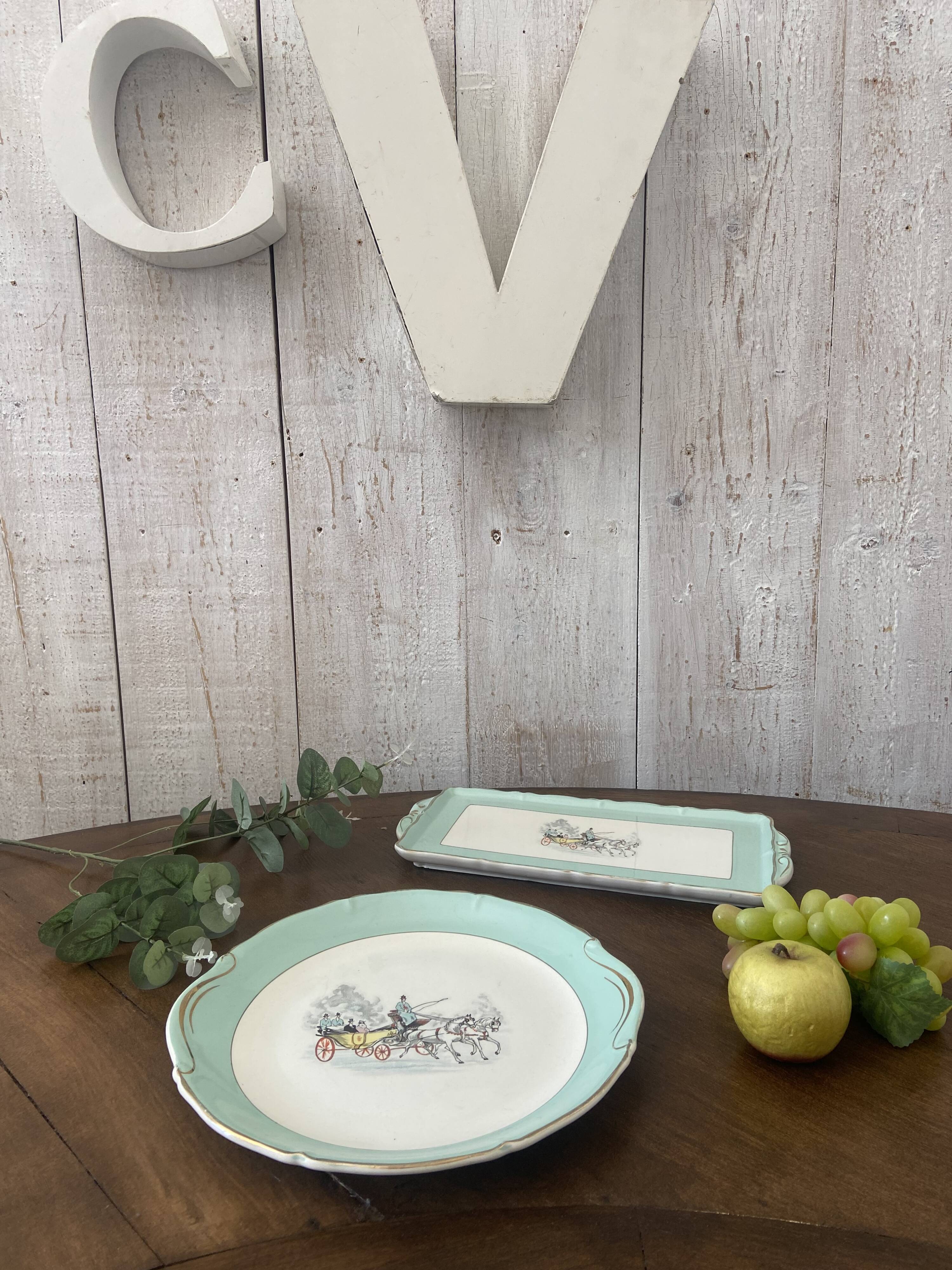 Set of 2 dishes "Bois de Boulogne" St Amand