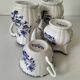 Trio of jugs and cup Sarreguemines Lancaster decoration