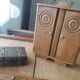 Antique doll cabinet and trunk