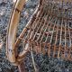 1960s rattan rocking chair by Rohe Noorwolde