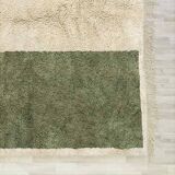 Tapis vert en laine 150cmx250cm