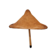Tabouret tripode en cuir vintage