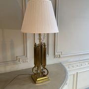Lampe en laiton Deknudt Belgique 1970