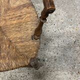 Provencal armchair, straw seat