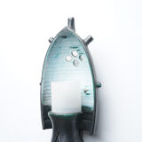 Ceramic wall light by Boleslaw Danikowski, ed. Your Home, Guillerme Chambron