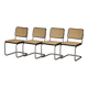 S32 Dining Chairs by Marcel Breuer for Thonet. 1980s. Set of 4