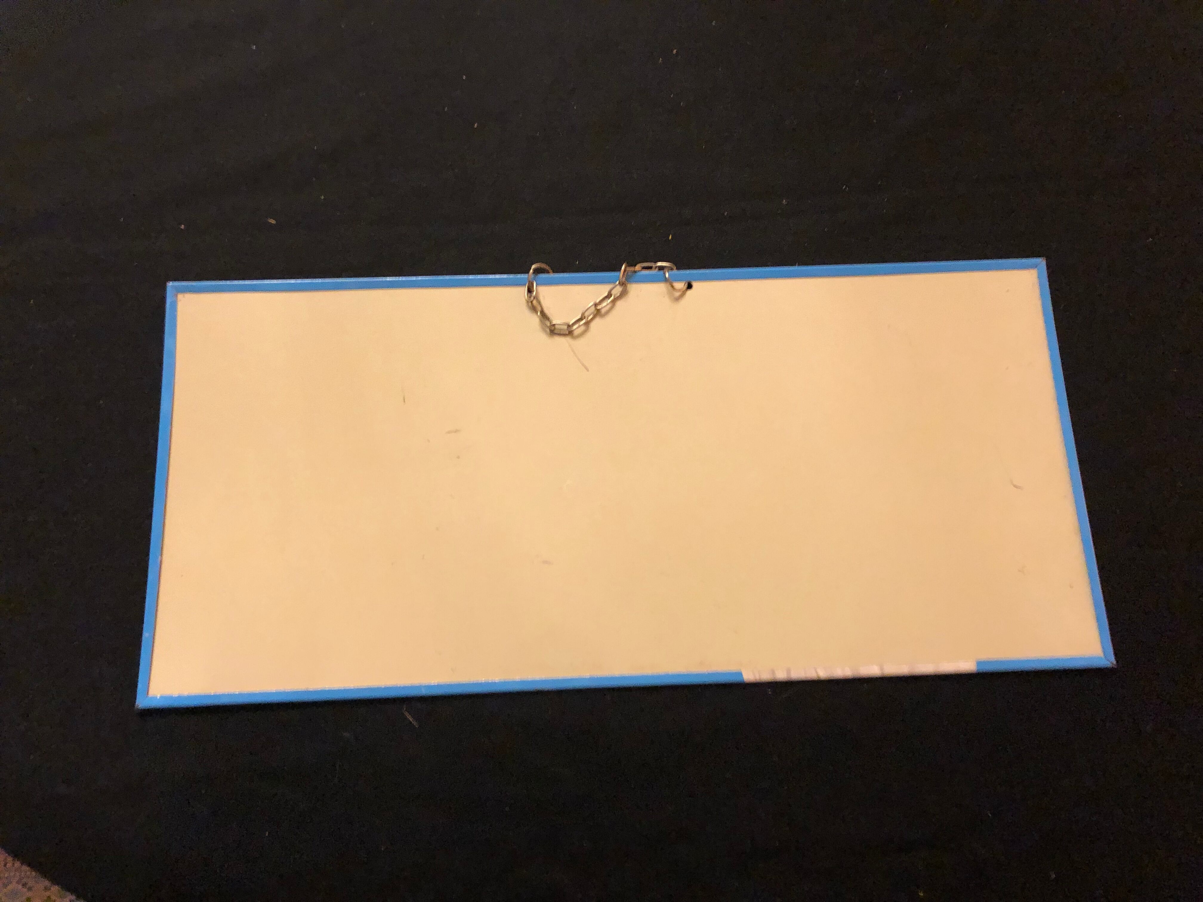 Vintage sheet metal plate - National Lottery