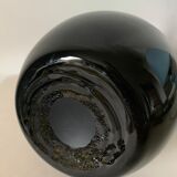 Vase en verre multicolore