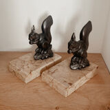 Bookends squirrels
