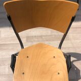 Set of 4 chairs design in wood