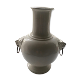 Large white ceramic vase