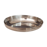 Silver metal bread basket