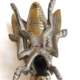 Ashtray "fly" Golden brass