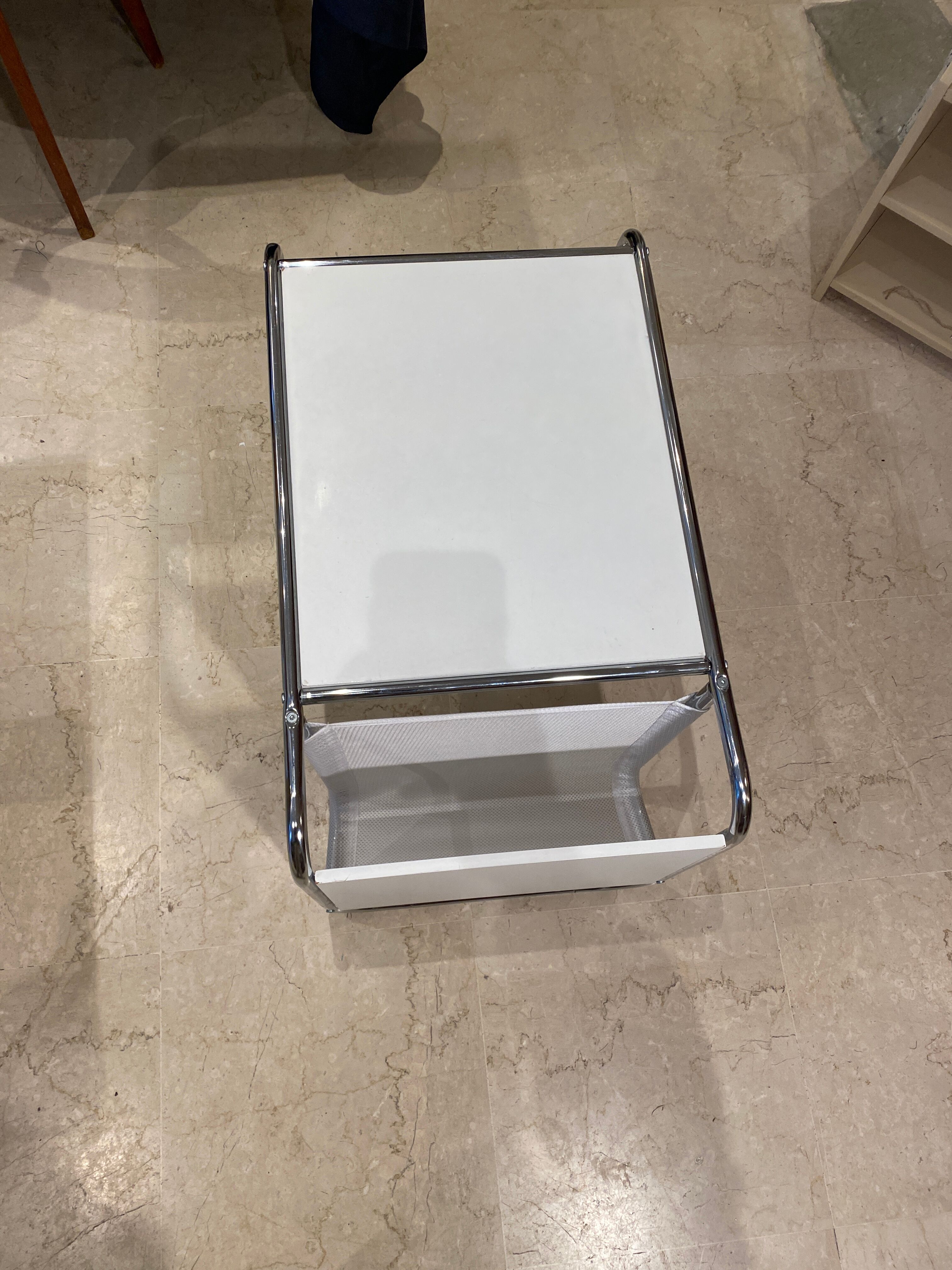 Side table magazine holders