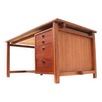 Danish design large vintage executive desk made in the 1960s